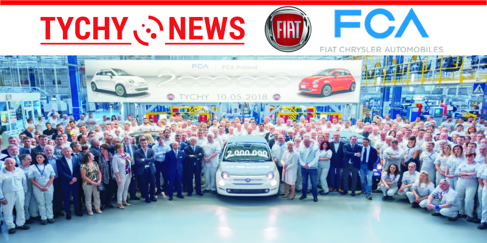Dwumilionowy Fiat 500 wyjechał z zakładu FCA w Tychach