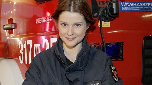 Marta Ścisłowicz strażacy