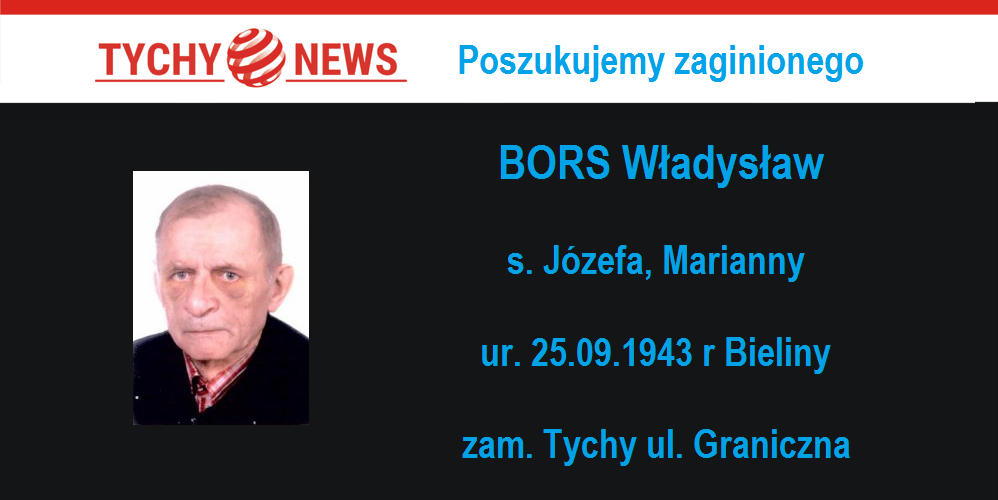 1000 x 500 Poszukiwan Władysław Bors