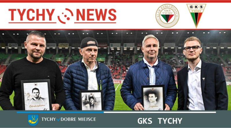 Jarosław Zadylak, Zbigniew Konieczko i Krystian Odrobiński włączeni w poczet Klubu Zasłużonych GKS Tychy.