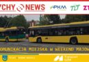 Komunikacja miejska w weekend majowy w Tychach.