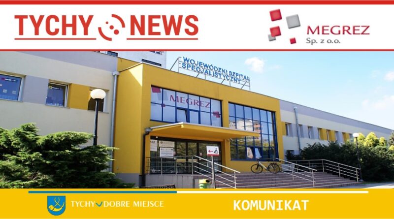Tyski Szpital Wojewódzki wydał komunikat dla pacjentów, osób odwiedzających i pracowników.